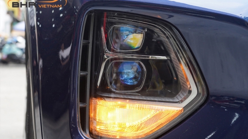 Độ đèn Laser Hyundai Santafe | Omega Domax Light + Led X-Led Pro Domax Light